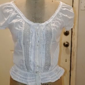 Hollister Peasant Top